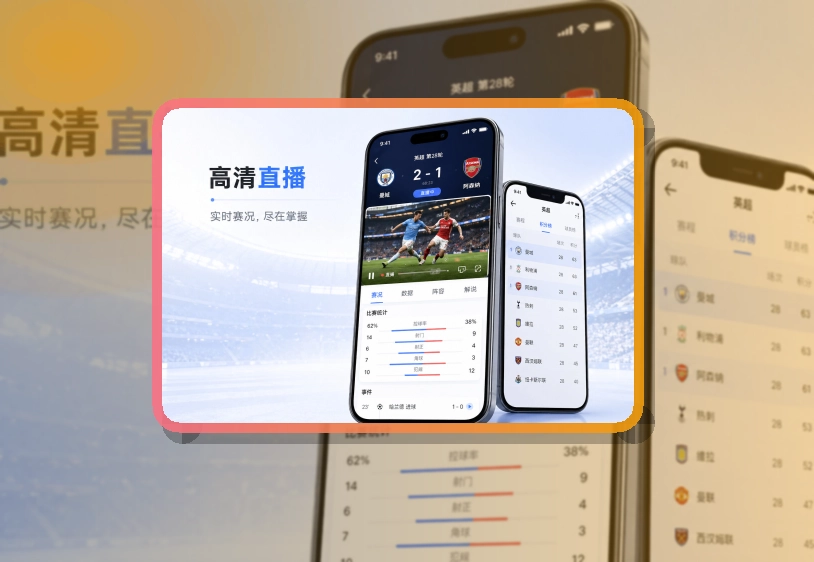 赛况仪表盘 · 官方赛事App · 网页补充更灵活界面展示